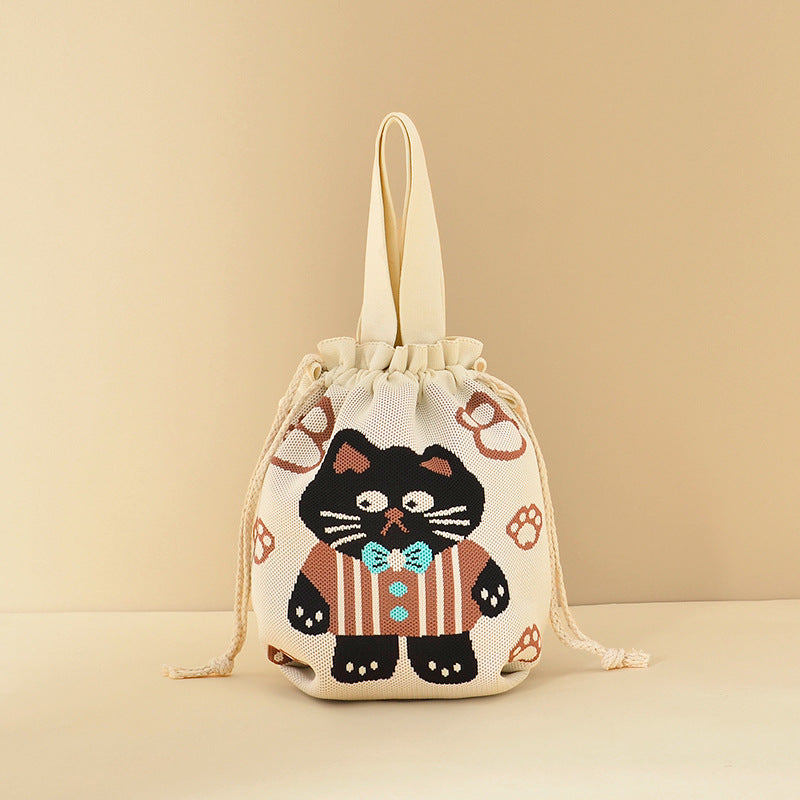 Sac à main de cordon de dessin animé japonais
