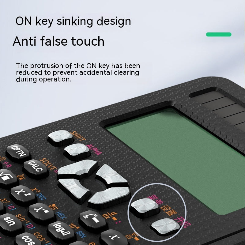 2 En 1 Calculatrices scientifiques pliables Calculatrice de la fonction d'apprentissage de tablette d'écriture Fol