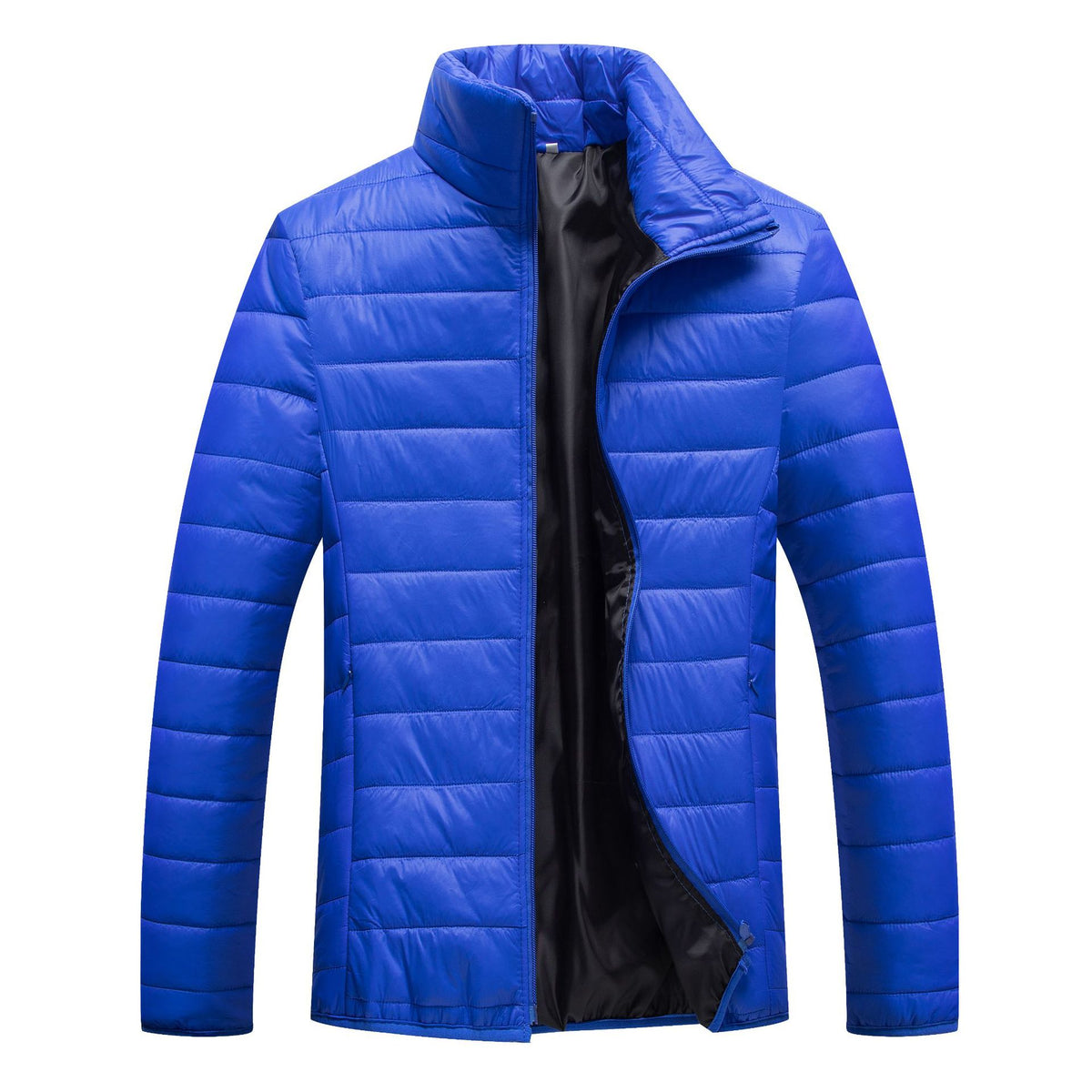 Vêtements rembourrés en coton pour hommes de couleur candy zipper