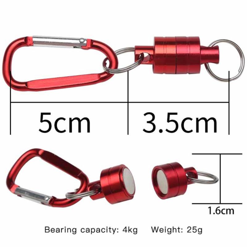 Pêche magnétique d'alpinisme extérieur boucle rapide