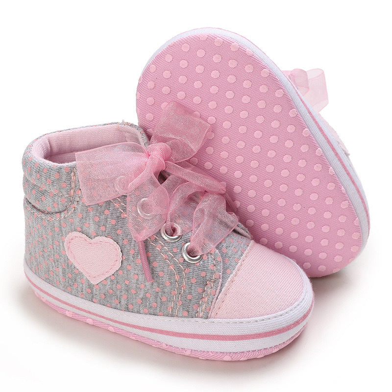 Dentelle Bow Love Chaussures pour tout-match