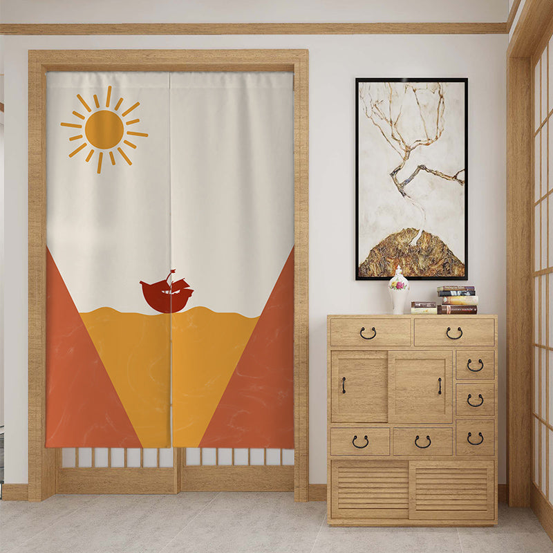 Rideaux de porte en tissu personnalisé