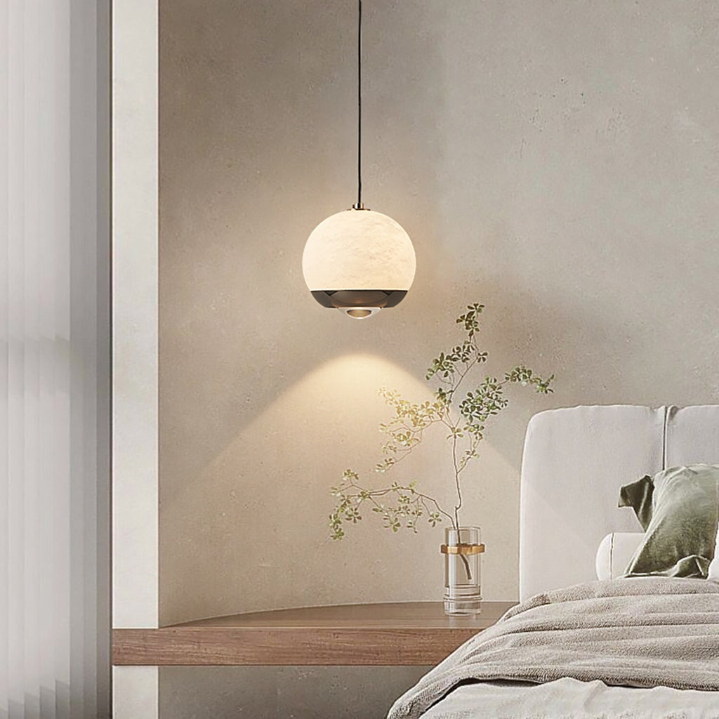 Lampe de pendentif côté lit réglable pour la chambre