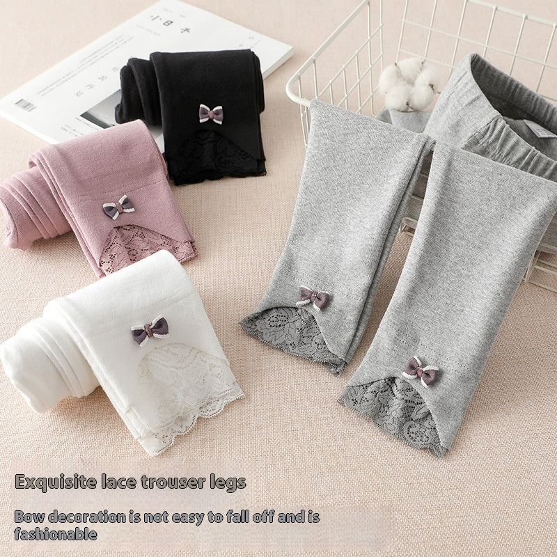 Leggings en coton porter des pantalons fille
