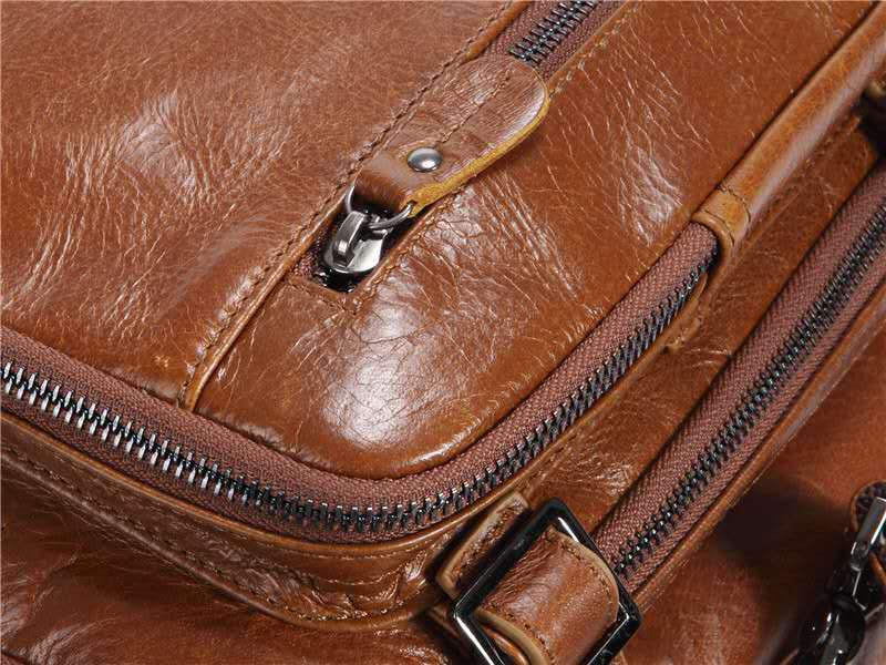 Sac en cuir importé de première couche multifonctionnel homme