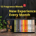Aromatherapy String Encens Cadeau Box-Black Box Model-Mixed-12 pcs-1 box