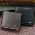Portefeuille de sac triple horizontal pour affaires courtes pour hommes