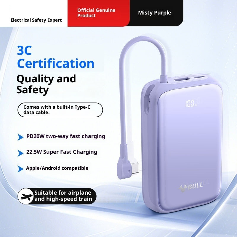 Power Bank 20000 MA Super grande capacité charge rapide avec câble