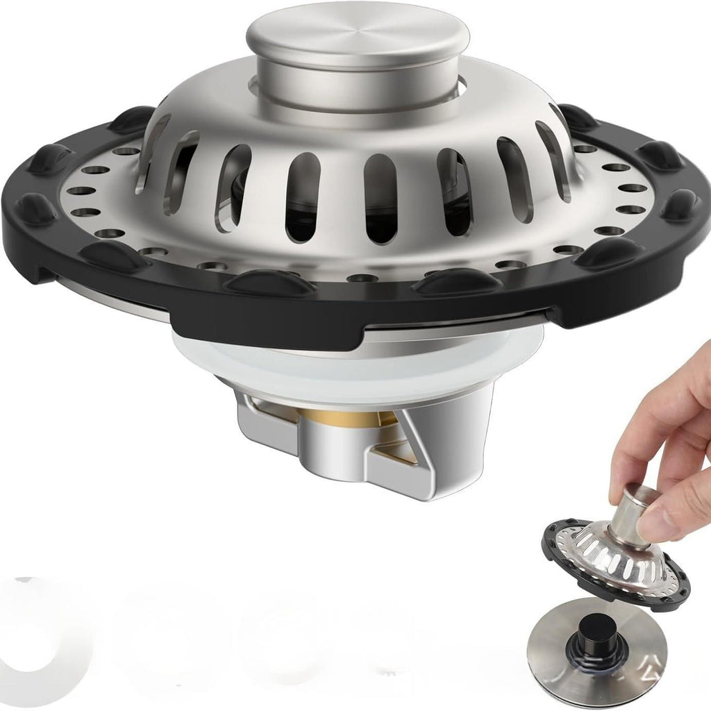 Bouchon d'égouttement push-type