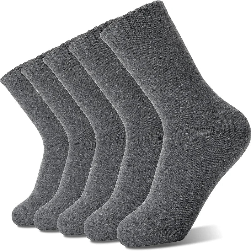 Chaussettes à tube en cachemire épaissies de laine chaude unisexe à froid