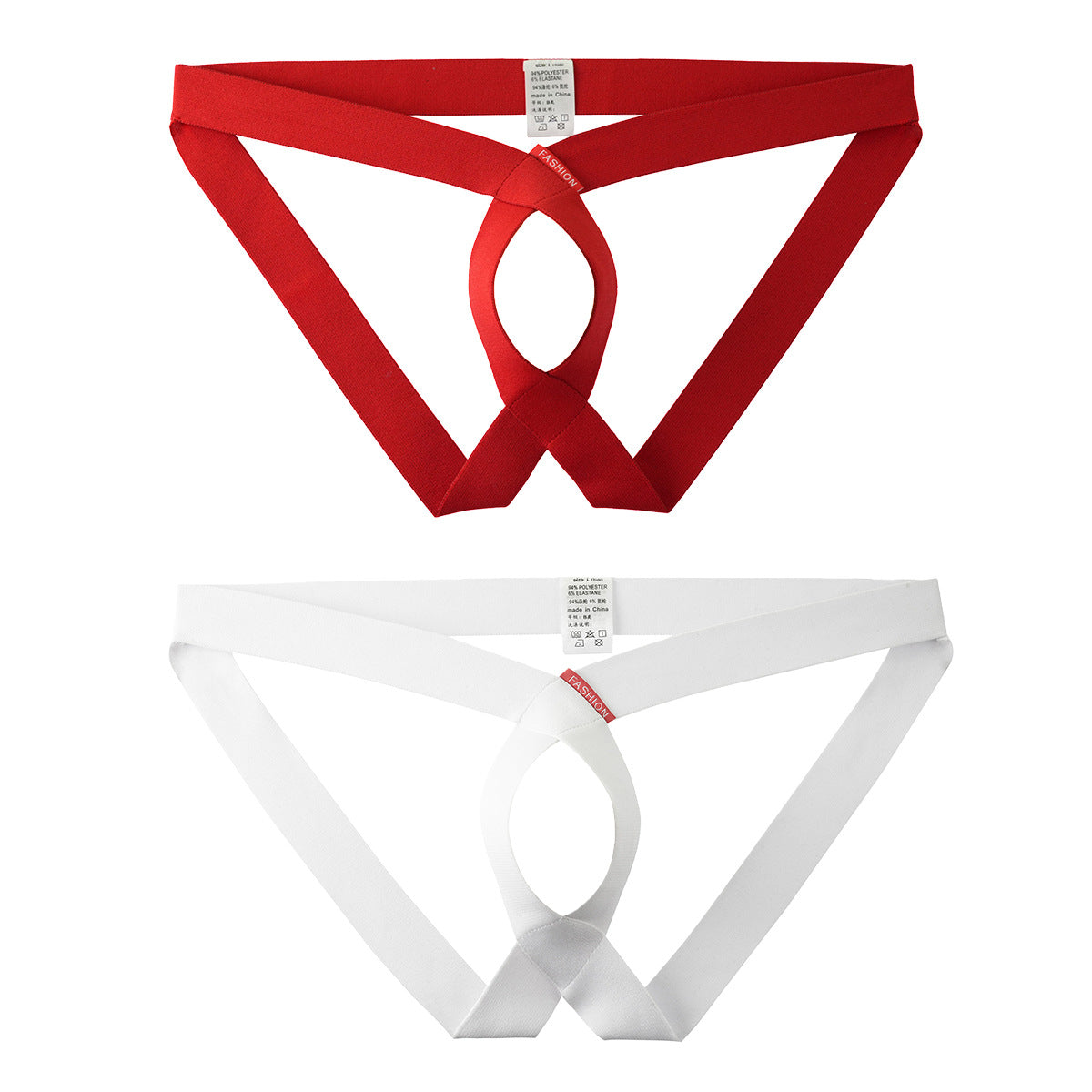 Hommes Sexy Hollowed-out slips personnalisés Stylish T-back Thongs élégants pour un bold moderne