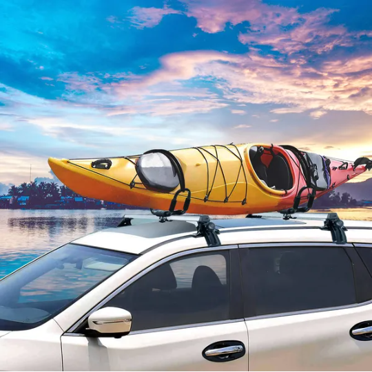 47.24dans Universal Top Roof Rack Cross Bar Cargo Cargo Aluminium Crossbar rack avec 165LBS