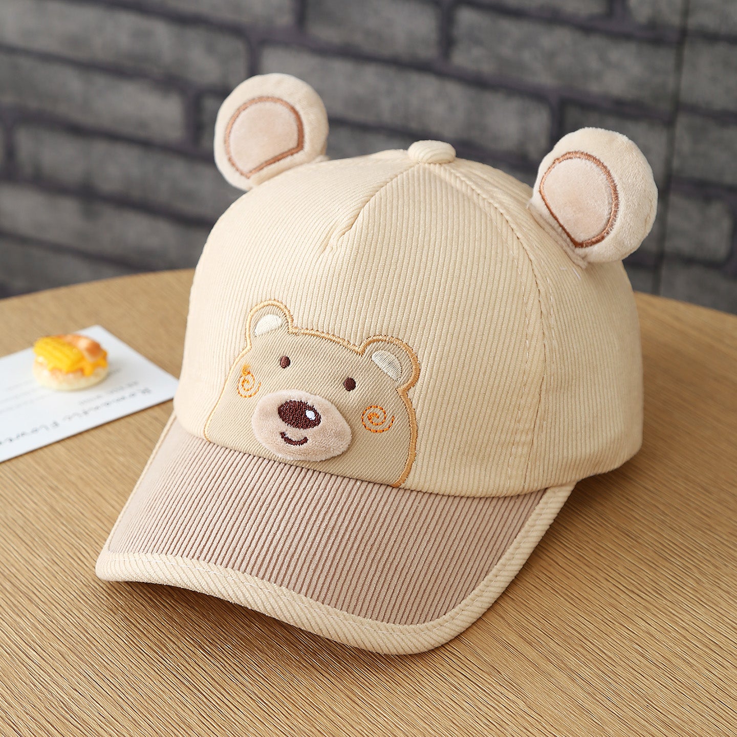 Casquettes de baseball fashionables pour garçons et filles d'automne et d'hiver avec des animaux mignons