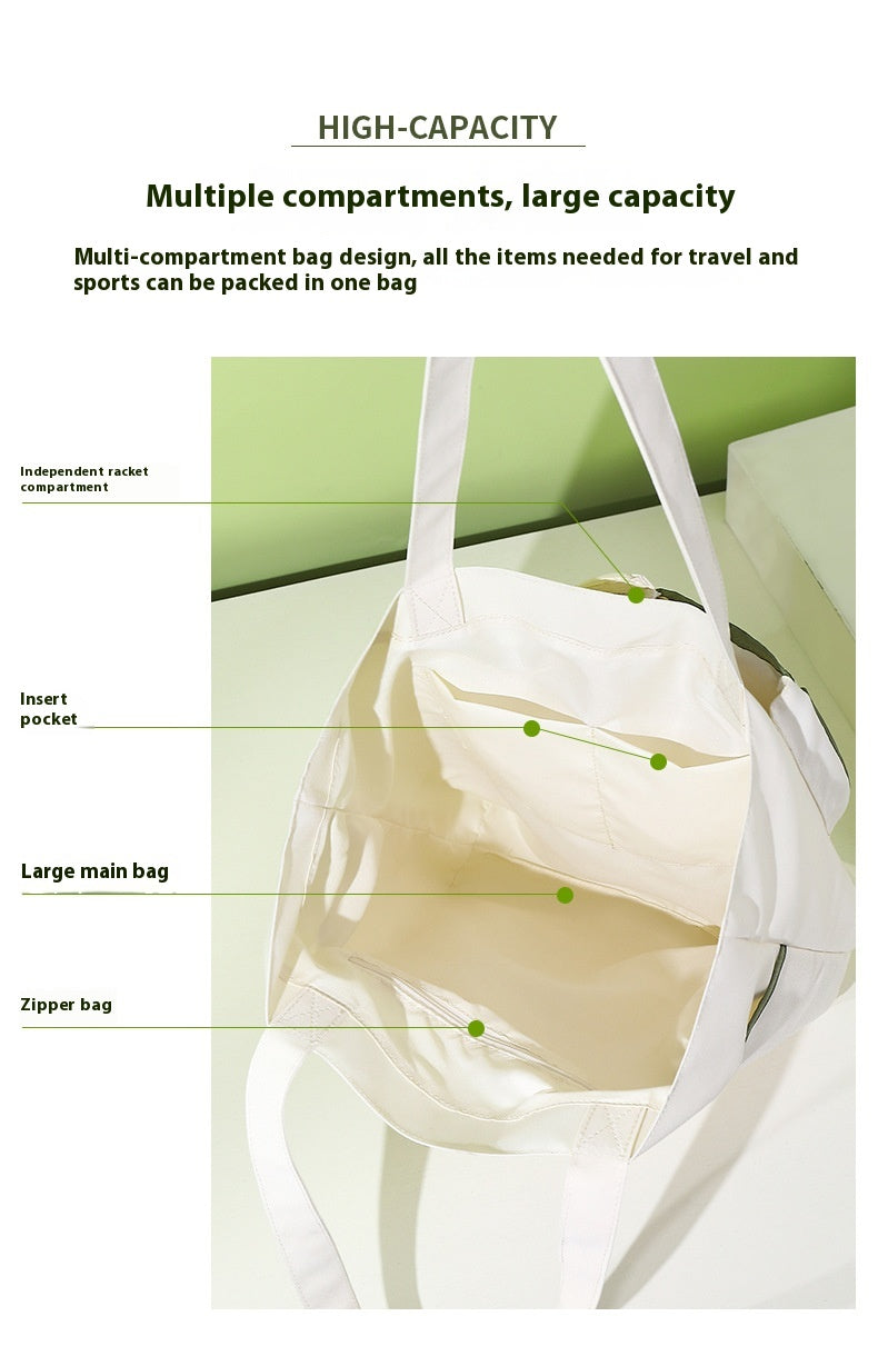 Style coréen Pack de tennis pour femmes Robe simple Portable et simple