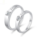 Moissanite Engagement Couple Anneaux Couple