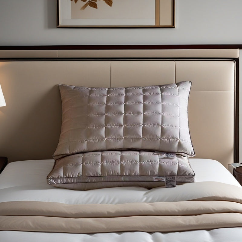 Oreiller de remplacement gris doux 19 X 29 pouces Lit de soutien Oreiller pour dormir et côté Sl