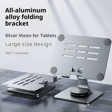 Support plat en alliage d'aluminium Téléphone de bureau Tous les supports métalliques