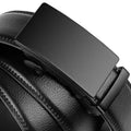 Ceinture de boucle automatique en cuir véritable haut de gamme pour hommes