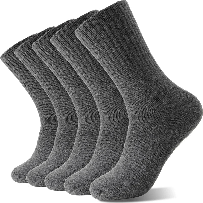 Chaussettes à tube en cachemire épaissies de laine chaude unisexe à froid