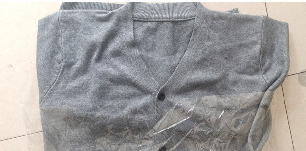 Knitwear Cardigan Knitwear Ready-Made Autum Export Wish Men's V Neck Slim Button-Down Bott