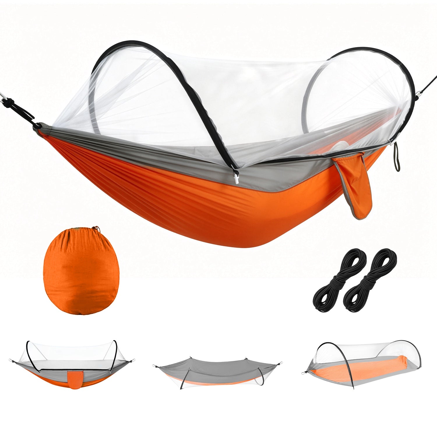 1Pc Hamac de camping avec hamac portable filet Mosquito Tente avec construit dans Mosquito Net Dua
