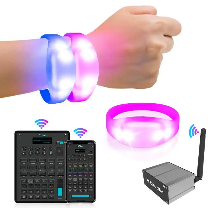 Concert and Music Festival Cheering Props LED Light-up Bracelets