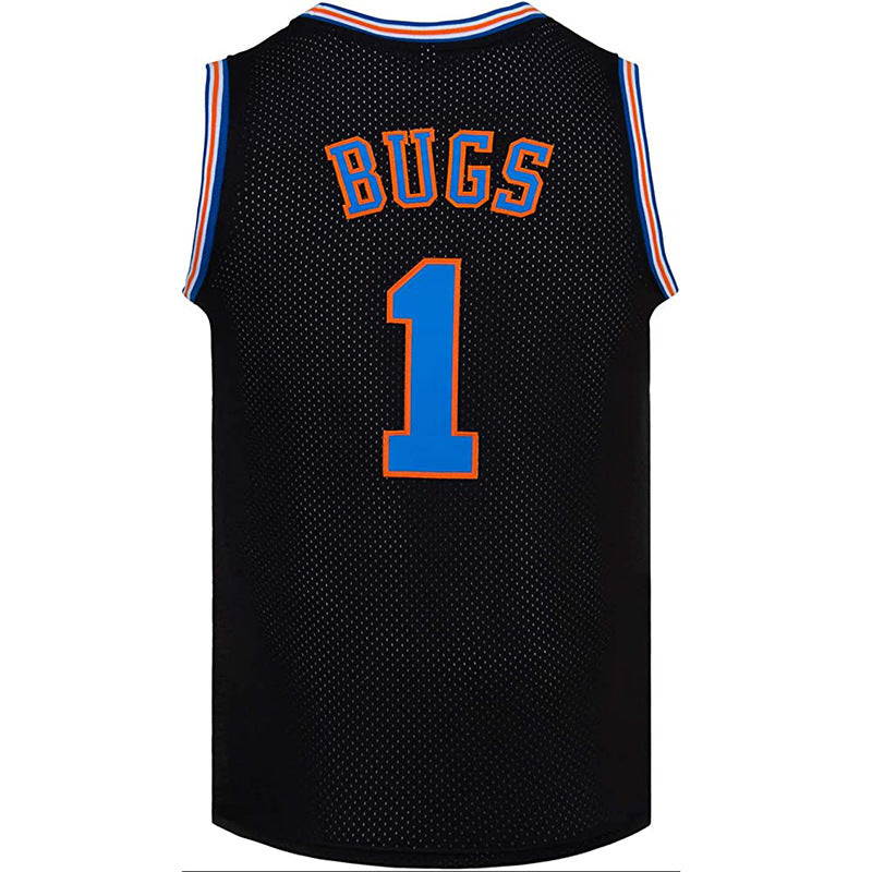 Space Movie Jersey Broderie Retro Basketball Porter
