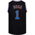 Space Movie Jersey Broderie Retro Basketball Porter