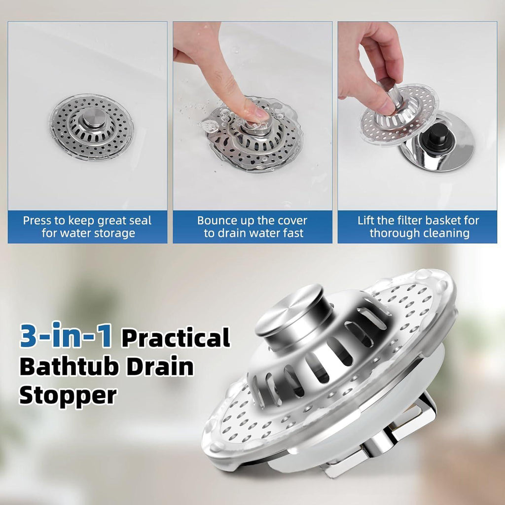 Bouchon d'égouttement push-type
