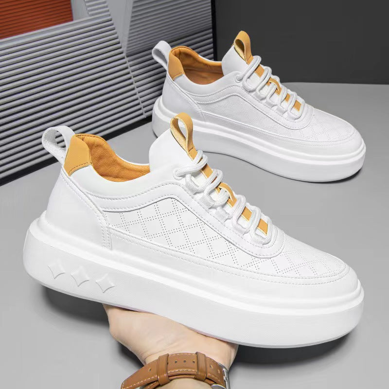 British Style Chaussure de Board Respirante Respirante Solidée