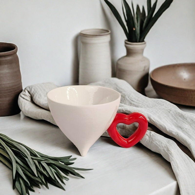 Mug en céramique Coupe à dîner conique