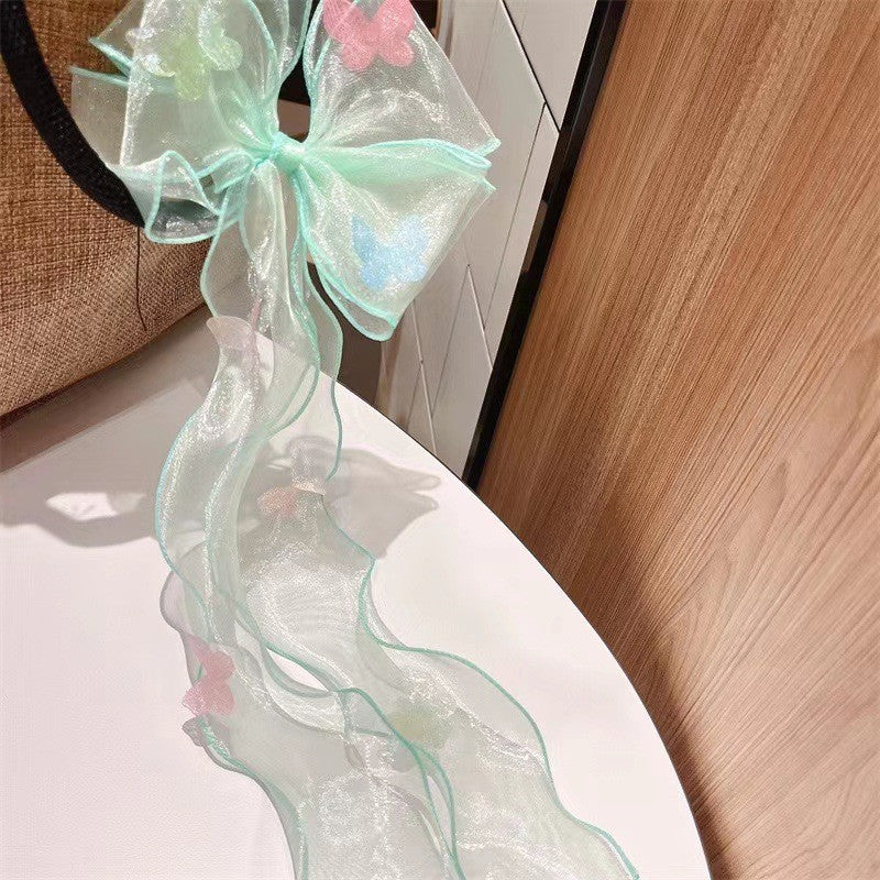 Femelle Sweet Desire Mesh Bow Clip cheveux