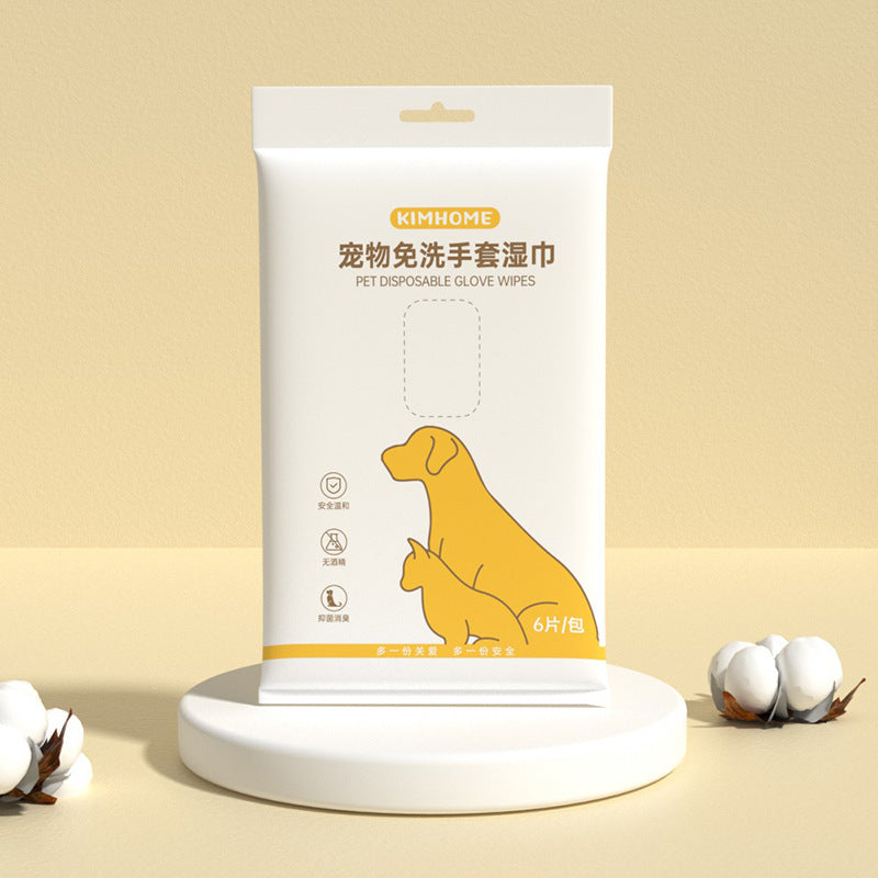 Animaux de compagnie Pas de lavage Gants Chat Baignoire Animaux de compagnie
