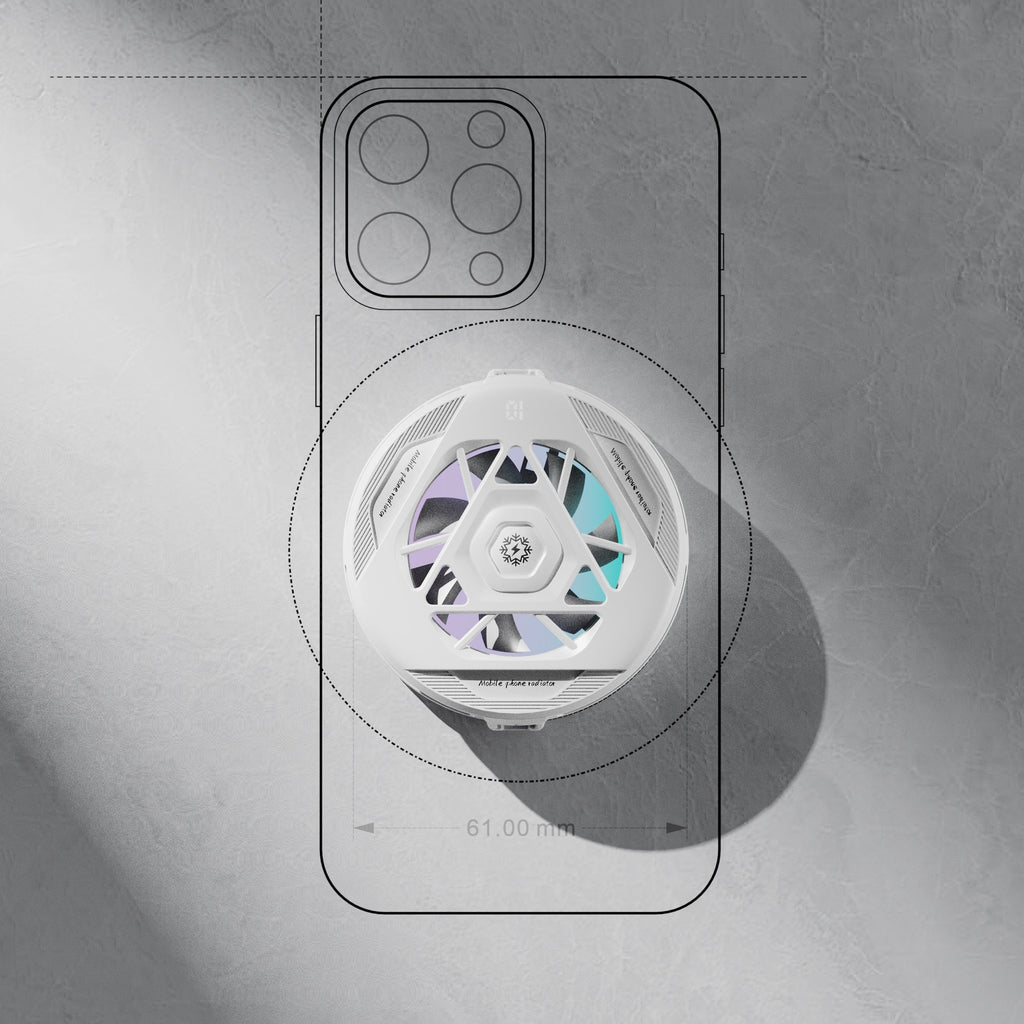Écran numérique de température de semi-conducteur magnétique pour téléphone portable
