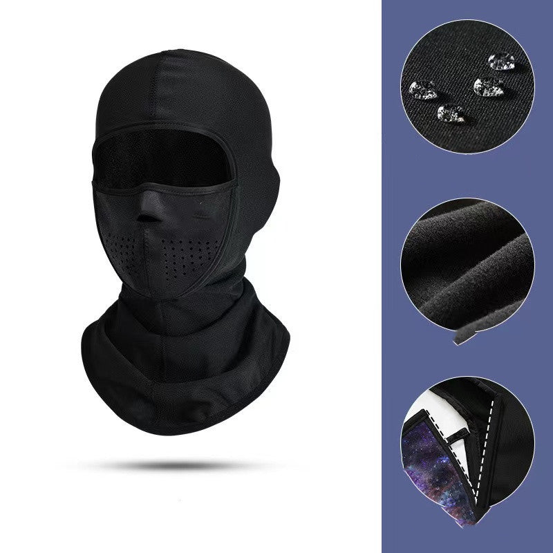 Hiver En plein air chaud et coupe-vent Masque de ski Couverture de cou