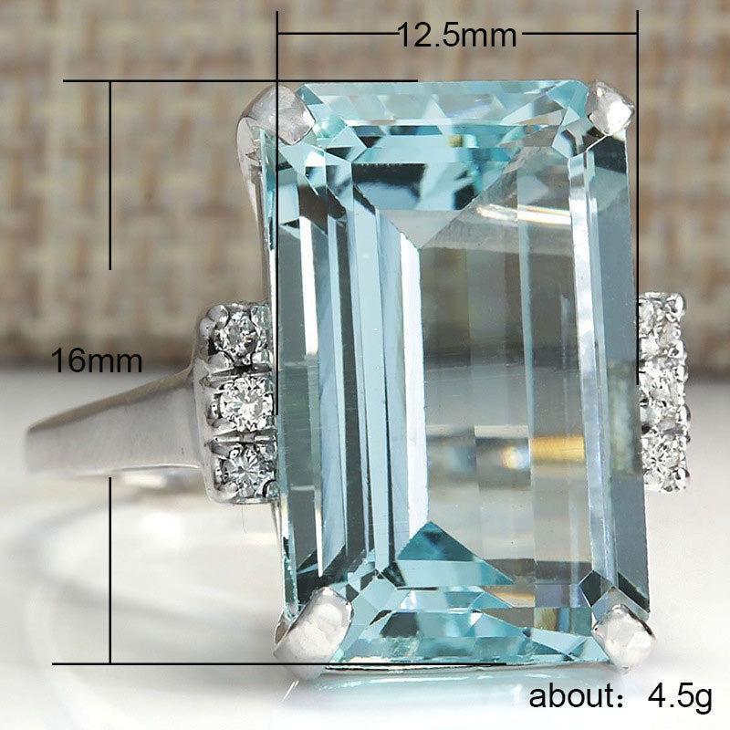 Anneau de fiançailles citrine élégant et exquis pour les femmes