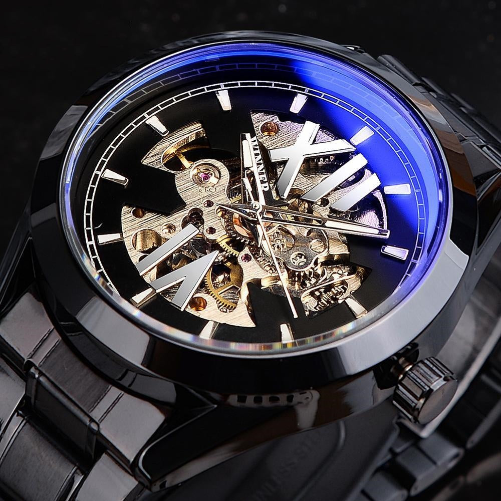Men's waterproof automatic mechanical watch