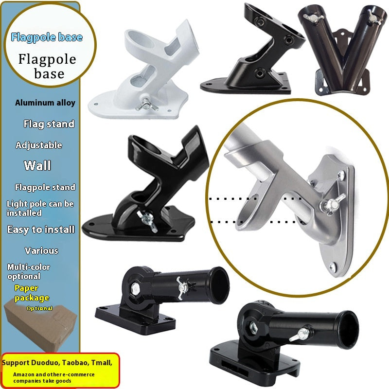 180 Degree Ajustable Outdoor Aluminium Alliage Flagpole Base