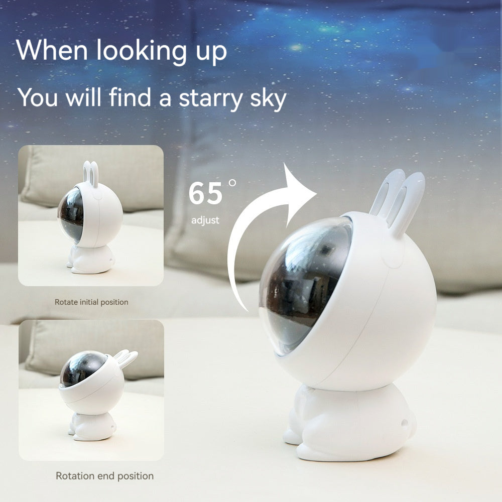 Créative Rabbit Star Light Projector Lampe Enfants Décor maison