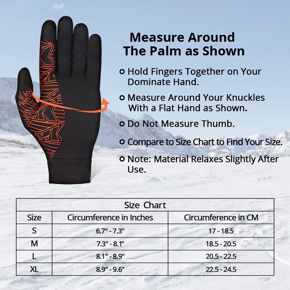 Anti-slip gloves for winter fishing