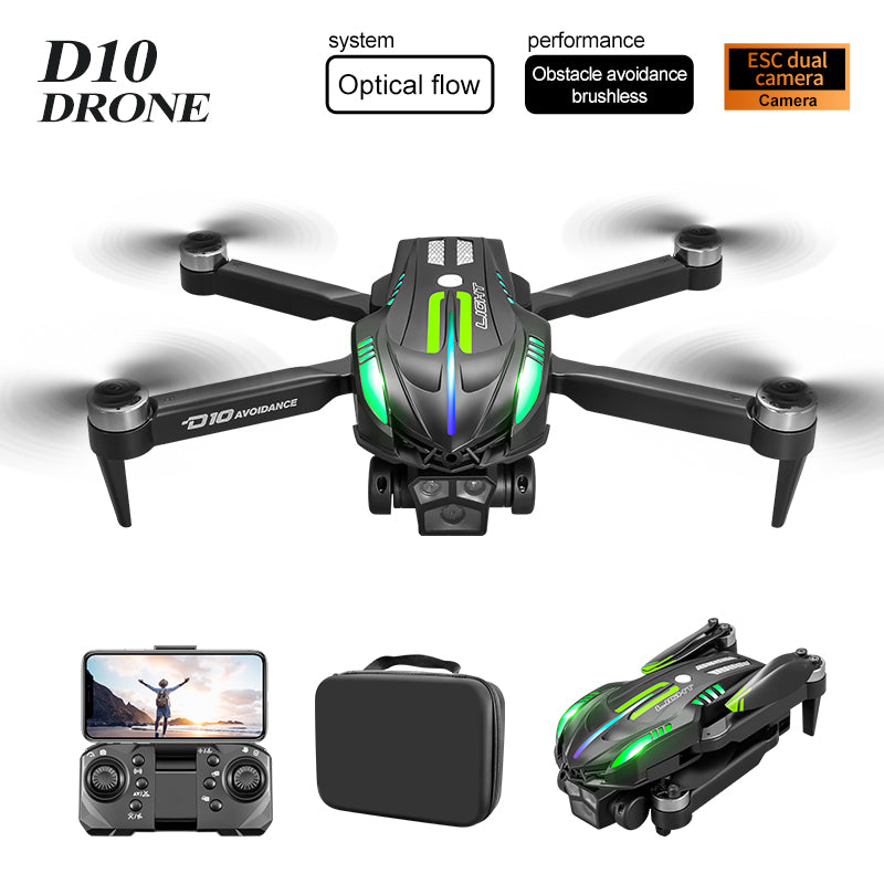 D10 Drone électrique simple noir