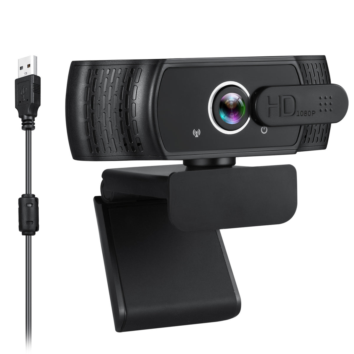 2 Million HD 1080P Online Live Video USB Computer Driver-Free with Microphone
