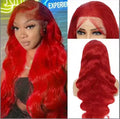 Femmes Long Curly Perruque avec une cape de dentelle