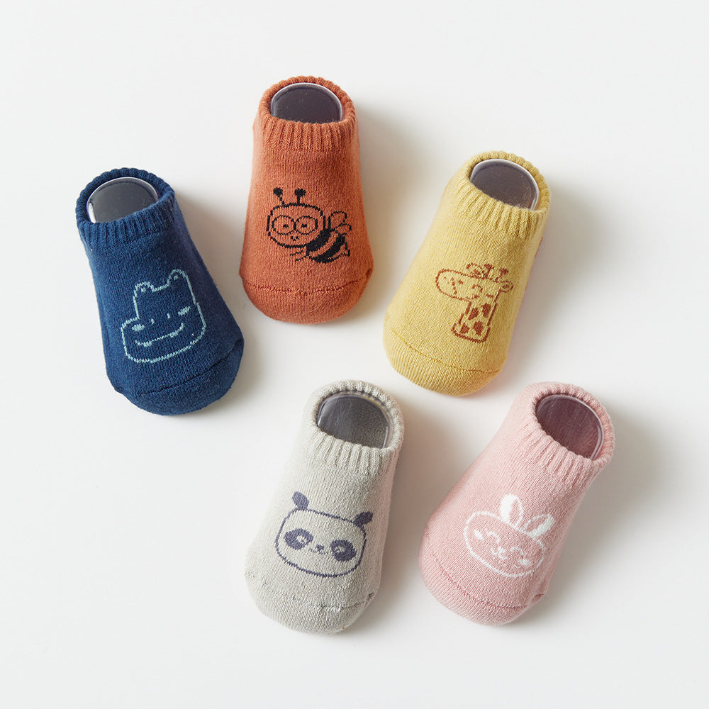 Terry-loop Hosiery chaussette de pied pour enfants Mignon de dessin animé