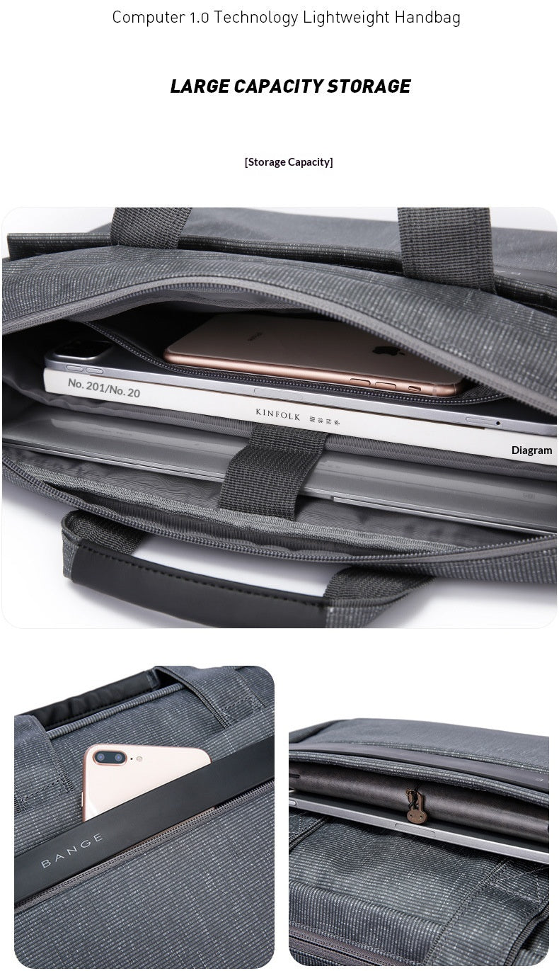 Porte-monnaie pour ordinateur portable pour hommes pour affaires et pour bureau