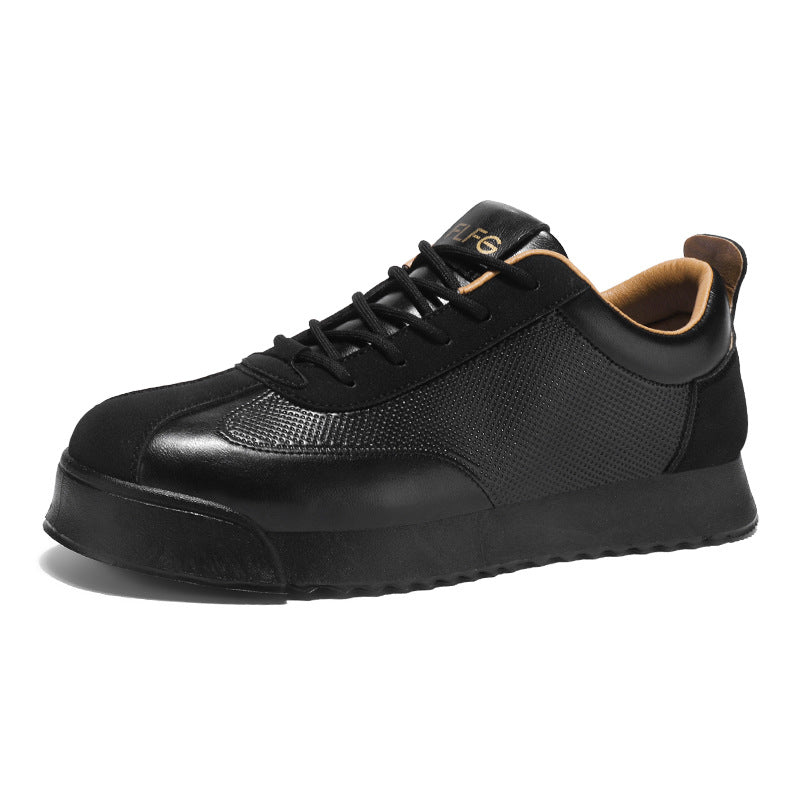 Chaussures en cuir casual travail noir
