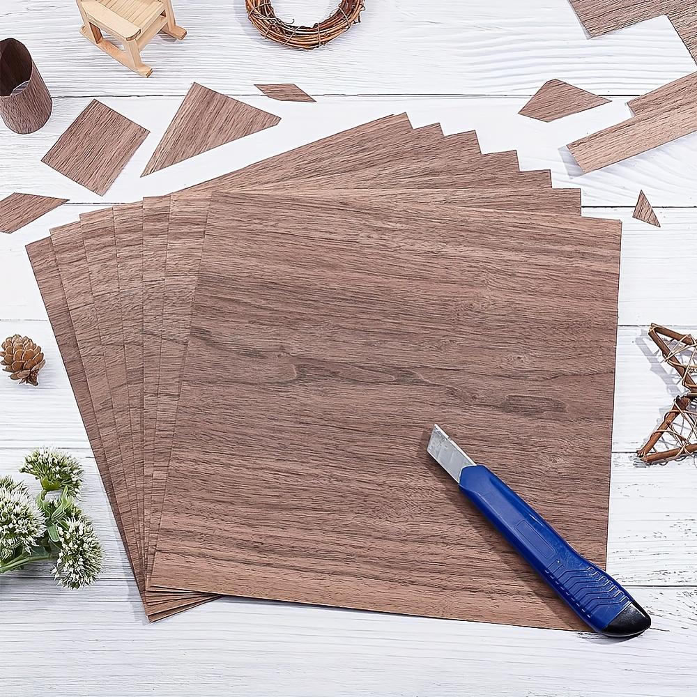 12 pièces de bois de noyer carré naturel