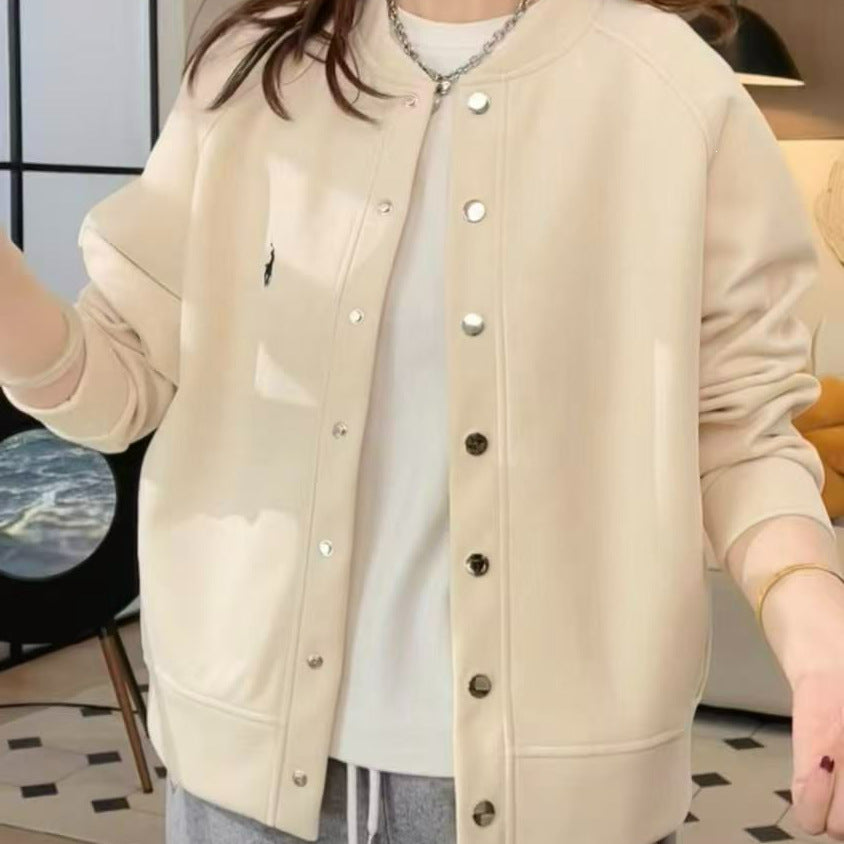 Veste anti-vent à manches longues à apparence équitable