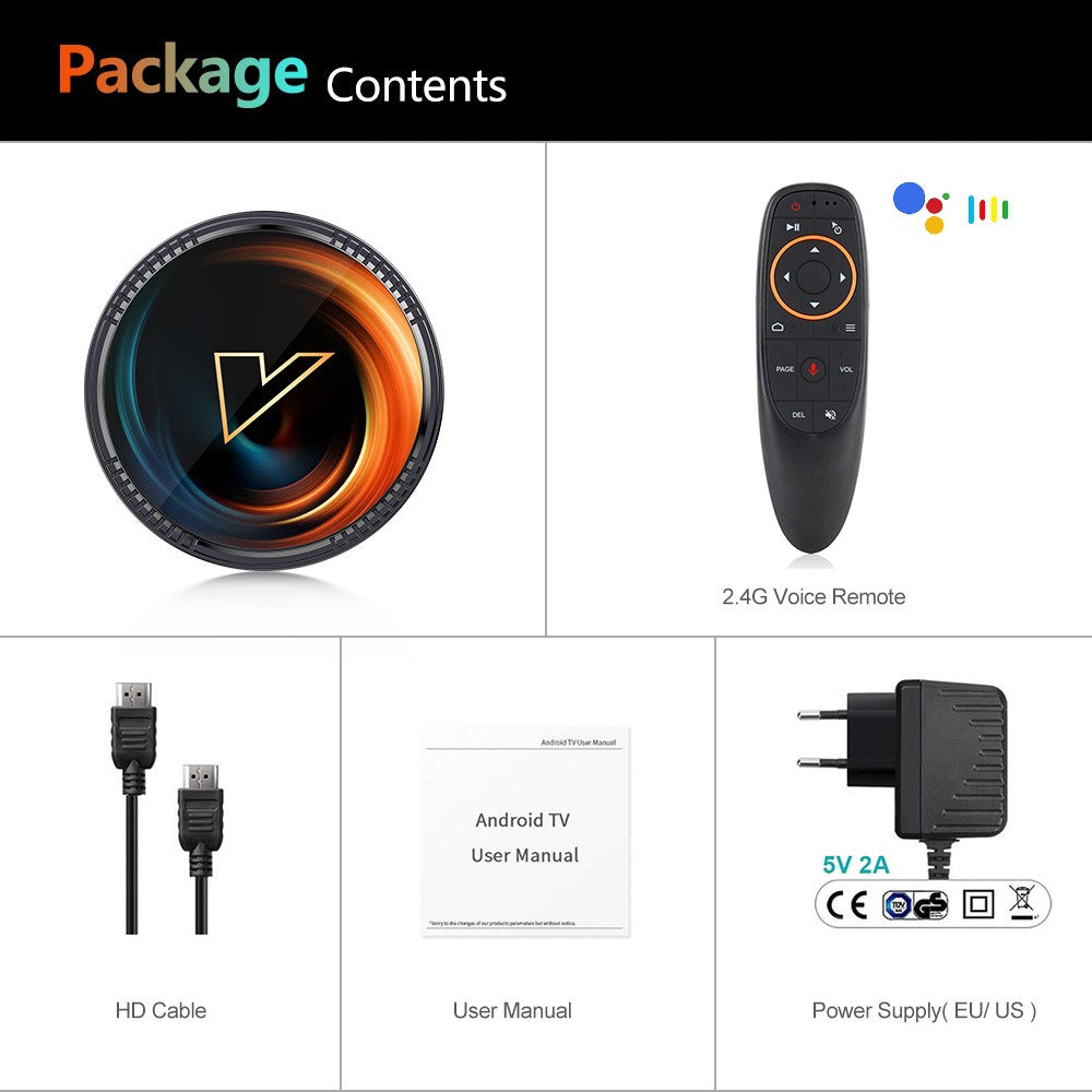 W2 TV Androidtv11 Smart TVBox AmlogicS905W2 Double Wifi