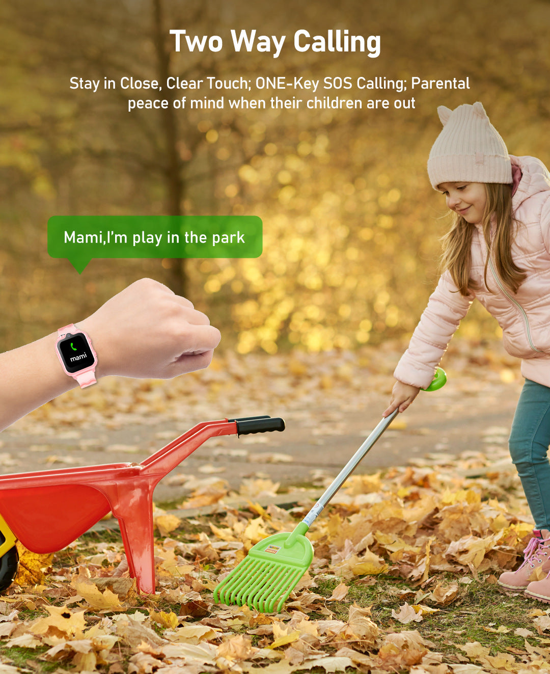 Téléphone pour enfants Smart Watch Video Positionnement GPS Photographie Imperméable Comptement étape